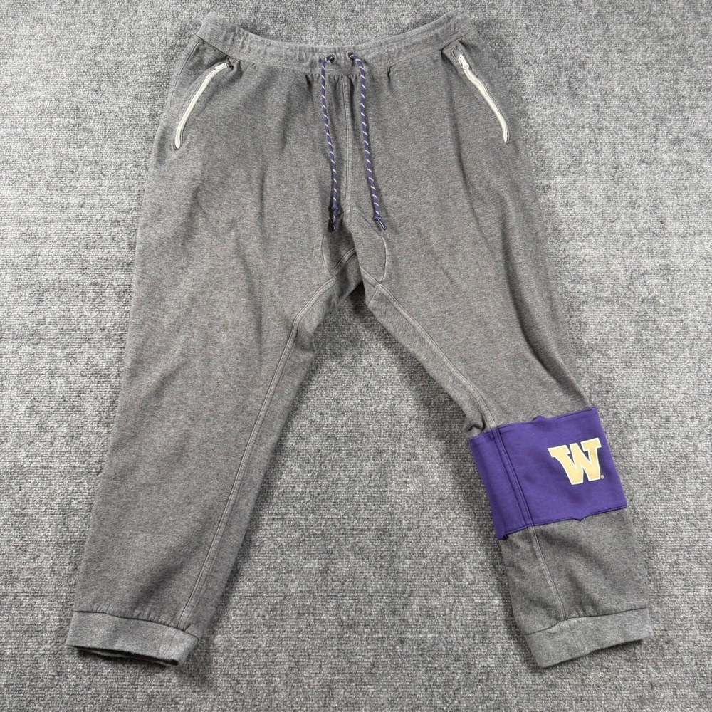 Nike Sweatpants Mens XXL Gray Washington Huskies Joggers Fleece Pockets Pants